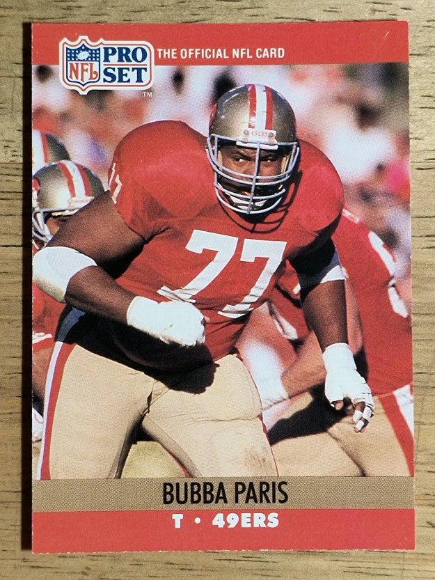 1990 Pro Set #641 Bubba Paris