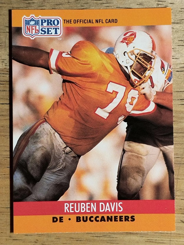 1990 Pro Set #653 Reuben Davis