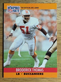 1990 Pro Set #659 Broderick Thomas