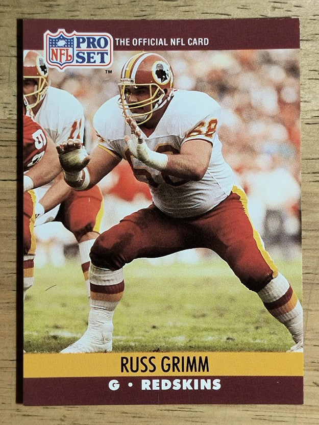 1990 Pro Set #663 Russ Grimm