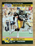 1990 Pro Set #686 Tony Bennett RC