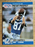 1990 Pro Set #732 Jeff Campbell RC
