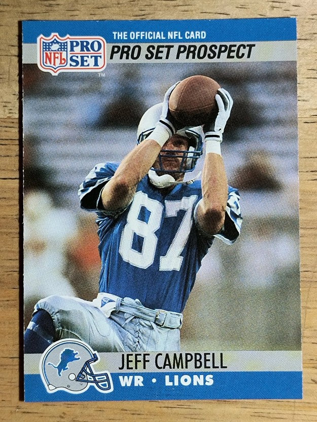 1990 Pro Set #732 Jeff Campbell RC
