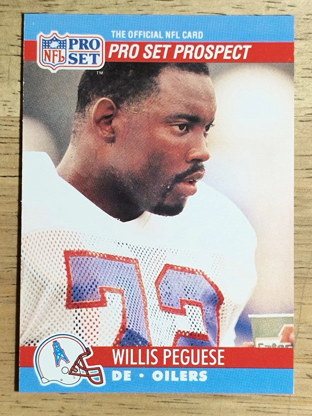 1990 Pro Set #735 Willis Peguese RC