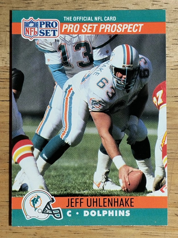 1990 Pro Set #737 Jeff Uhlenhake
