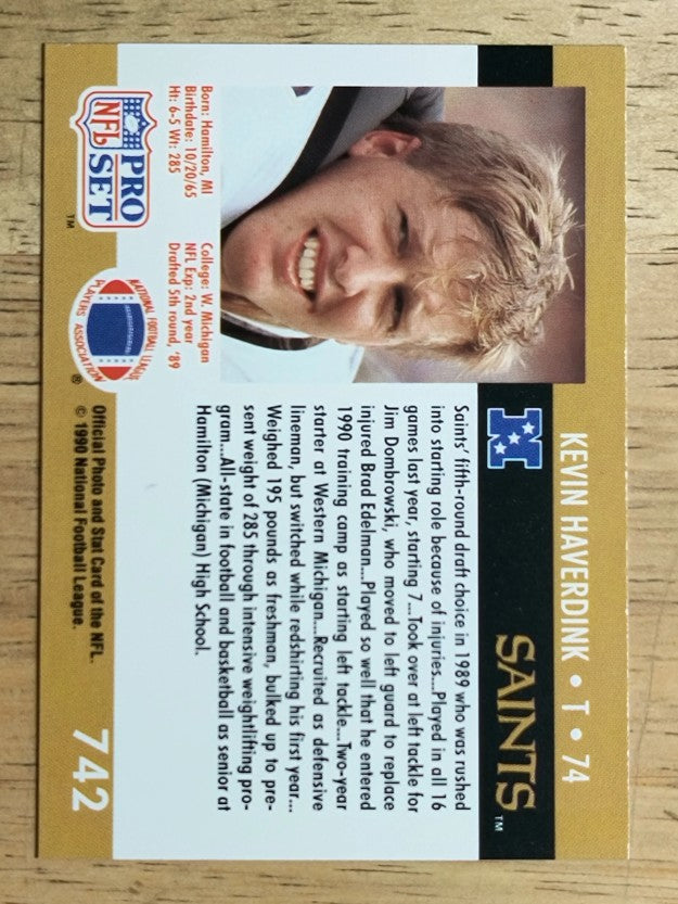 1990 Pro Set #742 Kevin Haverdink RC