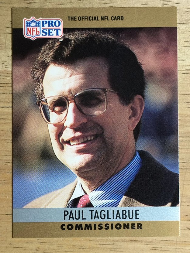 1990 Pro Set #CC2 Paul Tagliabue SP/NFL Commissioner