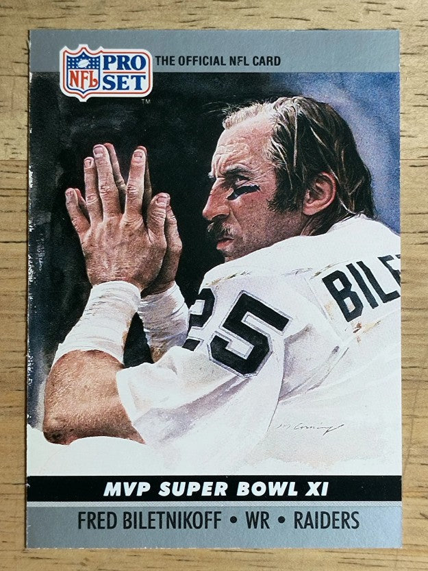 1990 Pro Set Super Bowl MVP's #11 Fred Biletnikoff