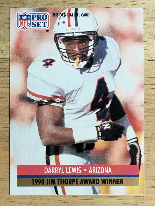 1991 Pro Set #34 Darryll Lewis RC