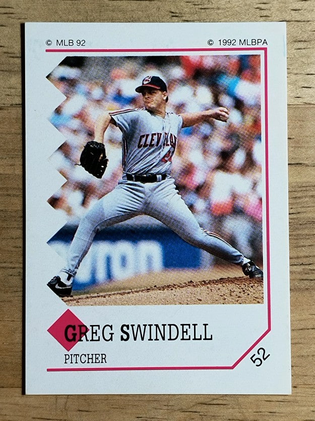 1992 Panini Stickers #52 Greg Swindell