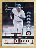 2001 Absolute Memorabilia #91 Carl Everett