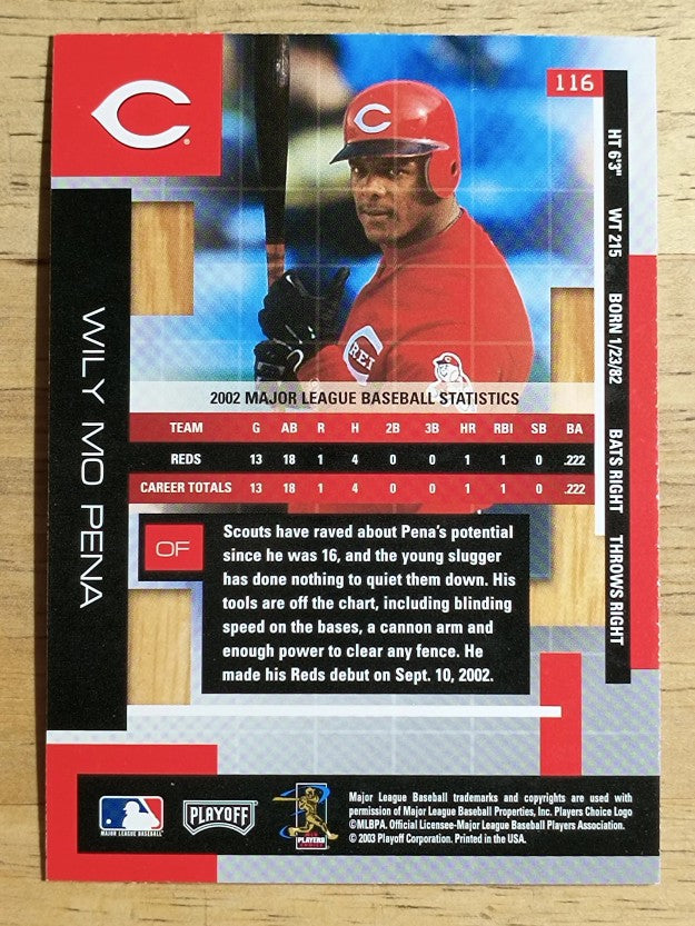 2003 Absolute Memorabilia #116 Wily Mo Pena