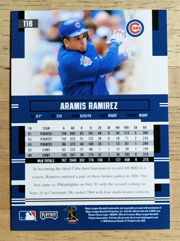2005 Playoff Prestige #116 Aramis Ramirez