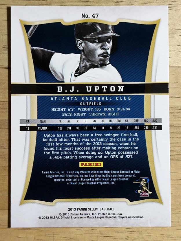 2013 Select #47 B.J. Upton