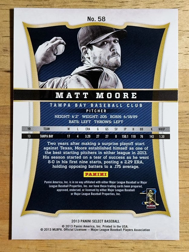 2013 Select #58 Matt Moore