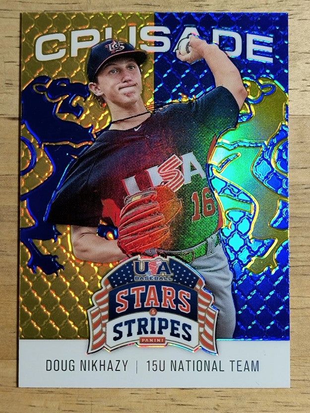 2015 USA Baseball Stars and Stripes Crusade Blue #35 Doug Nikhazy
