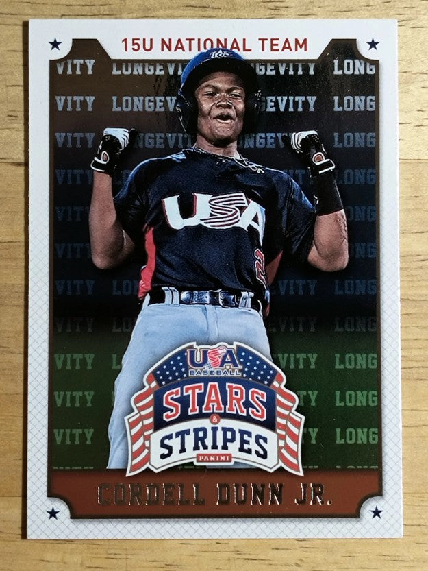 2015 USA Baseball Stars and Stripes Longevity #24 Cordell Dunn Jr.