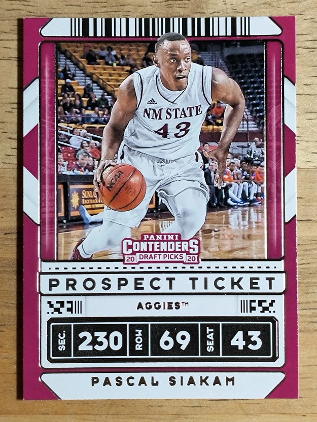 2020-21 Panini Contenders Draft Picks Variations #17 Pascal Siakam