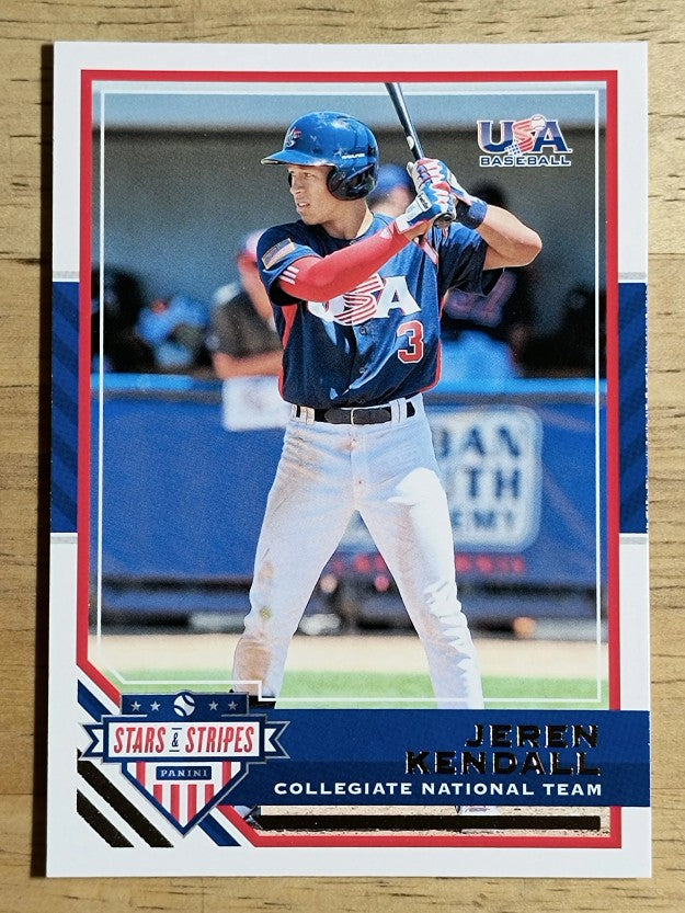 2017 USA Baseball Stars and Stripes #16 Jeren Kendall