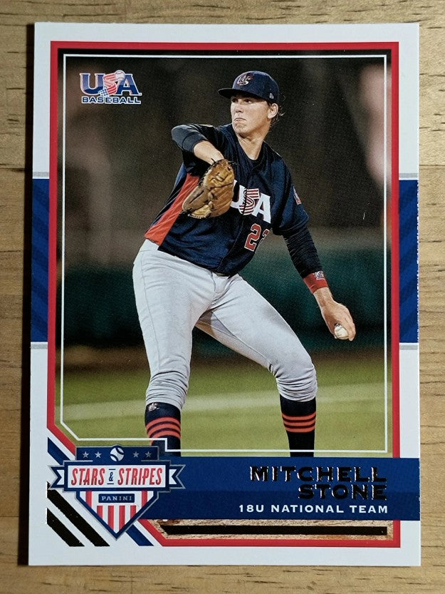 2017 USA Baseball Stars and Stripes #40 Mitchell Stone