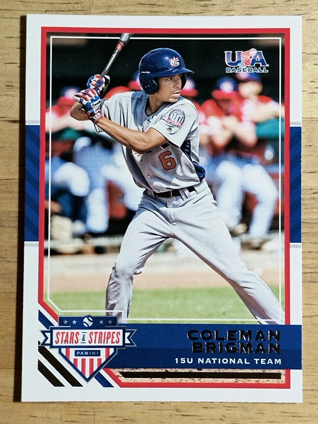 2017 USA Baseball Stars and Stripes #50 Coleman Brigman