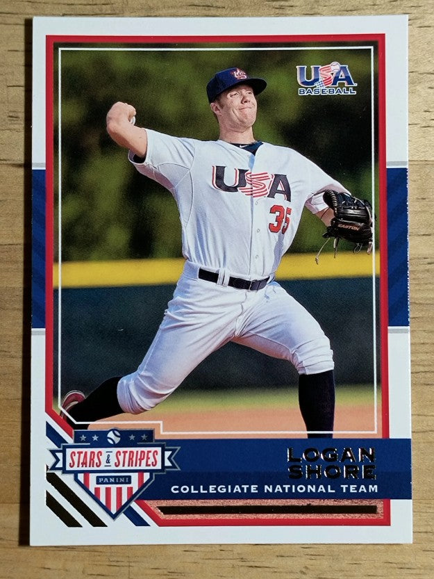2017 USA Baseball Stars and Stripes #85 Logan Shore
