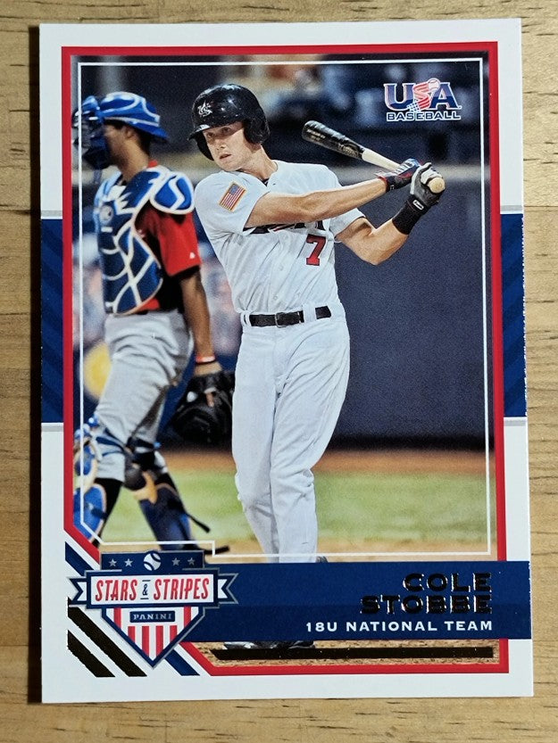 2017 USA Baseball Stars and Stripes #89 Cole Stobbe