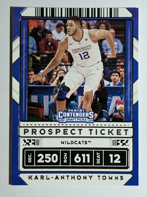 2020-21 Panini Contenders Draft Picks Variations #36 Karl-Anthony Towns
