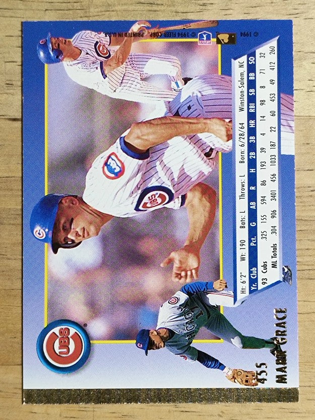 1994 Ultra #455 Mark Grace