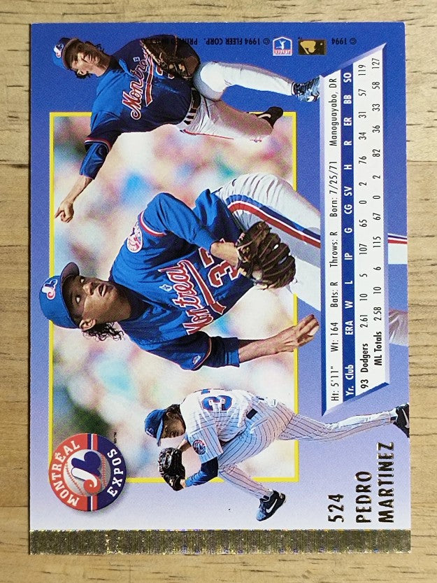 1994 Ultra #524 Pedro Martinez