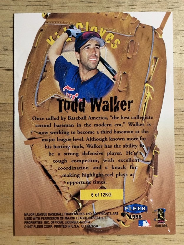 1998 Ultra Kid Gloves #6 Todd Walker