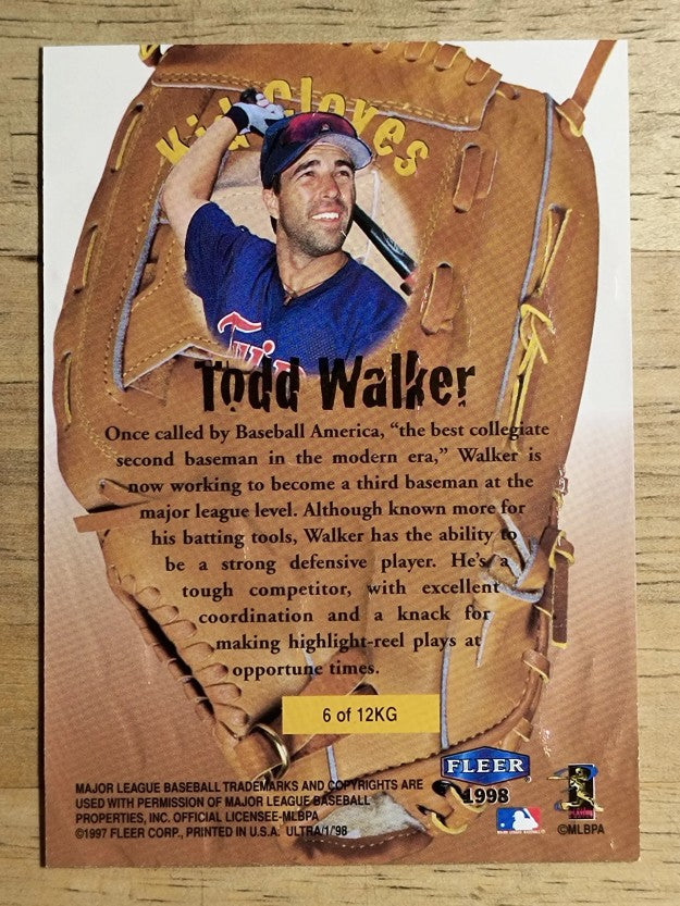1998 Ultra Kid Gloves #6 Todd Walker