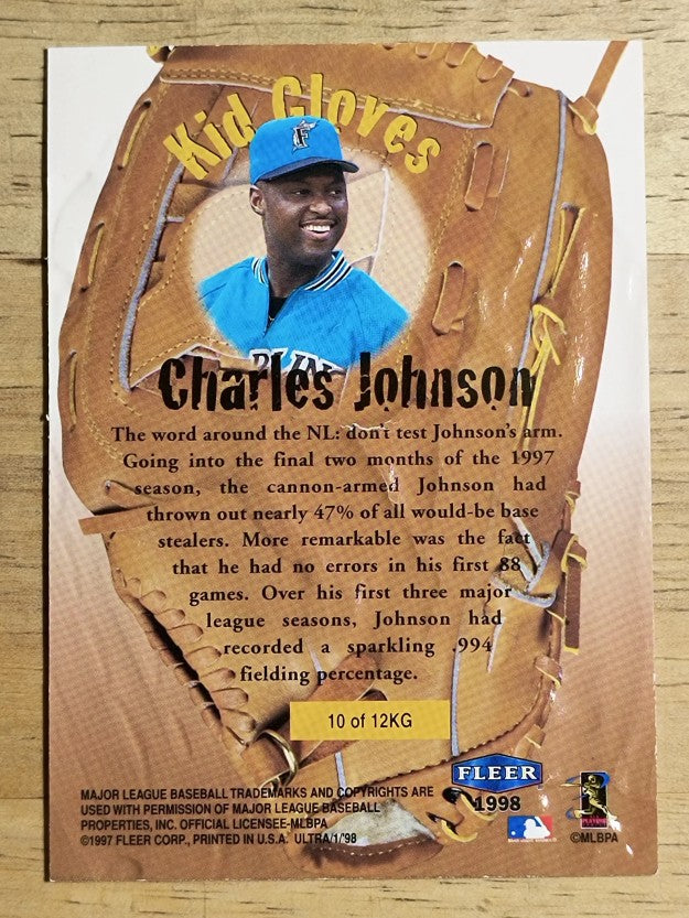 1998 Ultra Kid Gloves #10 Charles Johnson
