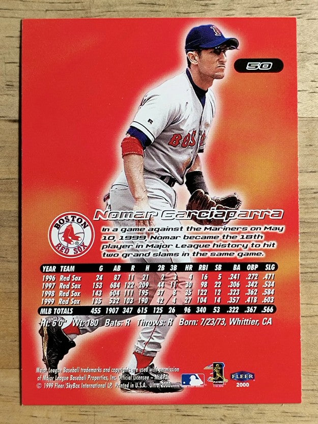 2000 Ultra #50 Nomar Garciaparra