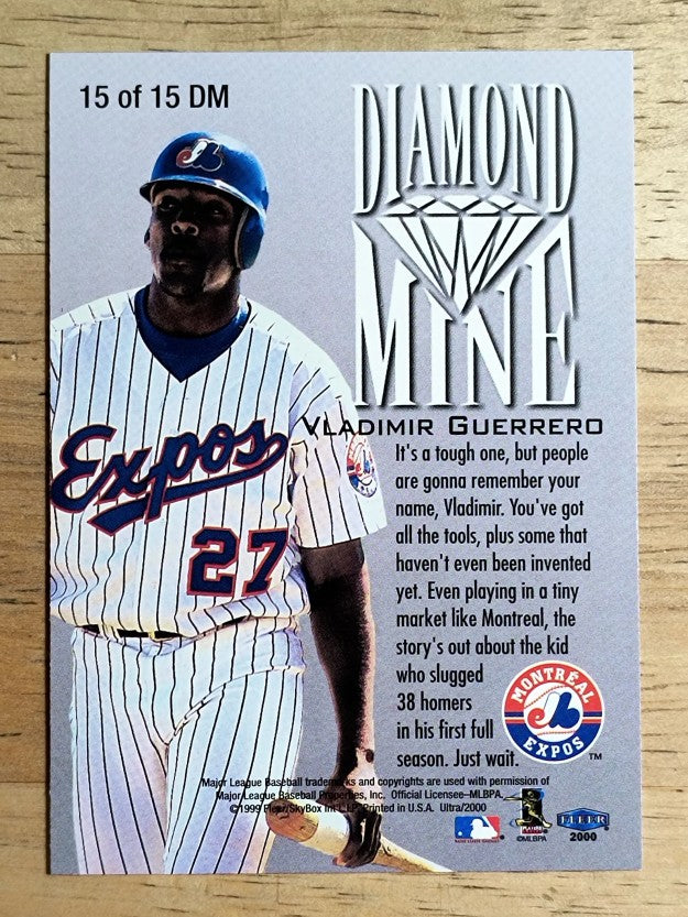 2000 Ultra Diamond Mine #15 Vladimir Guerrero
