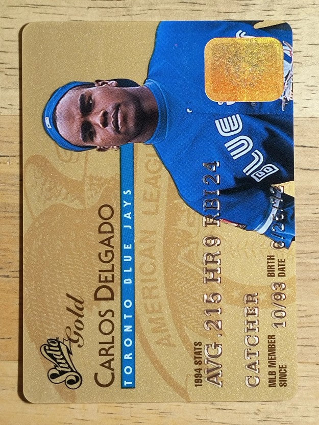 1995 Studio Gold Series #43 Carlos Delgado