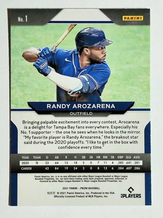 2021 Panini Prizm #1 Randy Arozarena