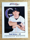 2001 Studio #12 Todd Helton