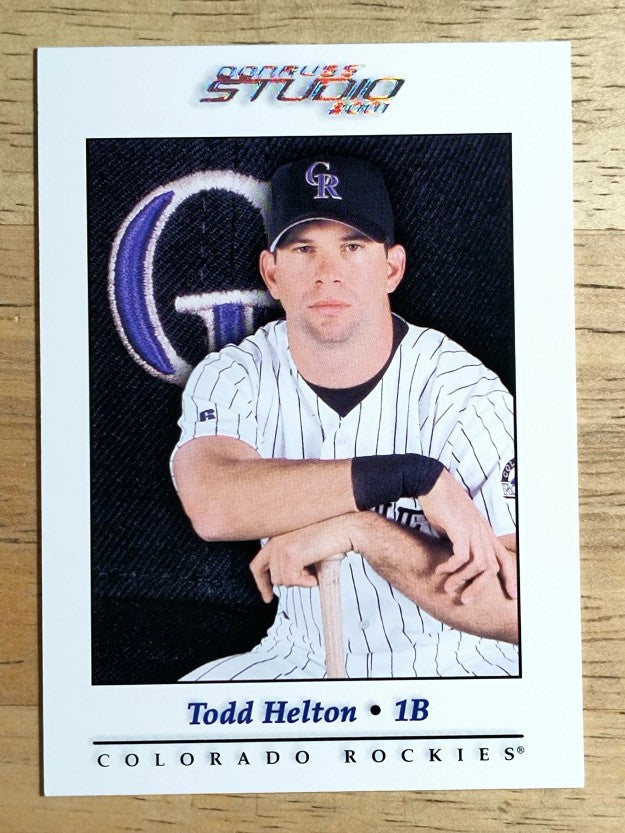 2001 Studio #12 Todd Helton
