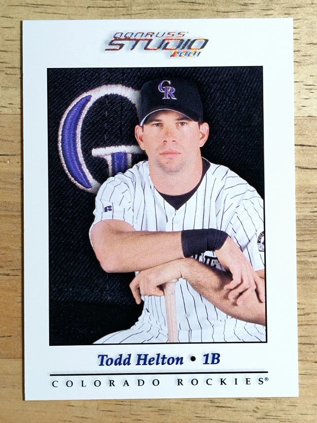 2001 Studio #12 Todd Helton