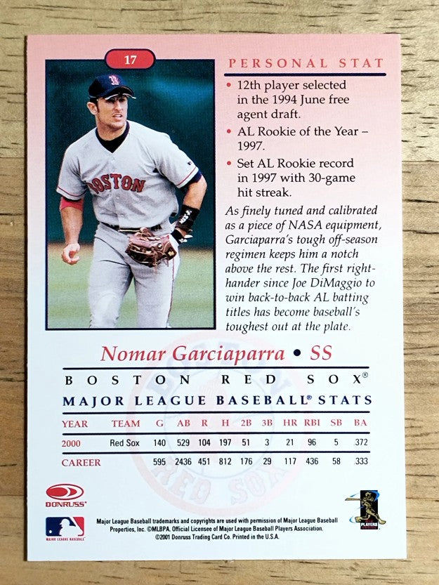2001 Studio #17 Nomar Garciaparra