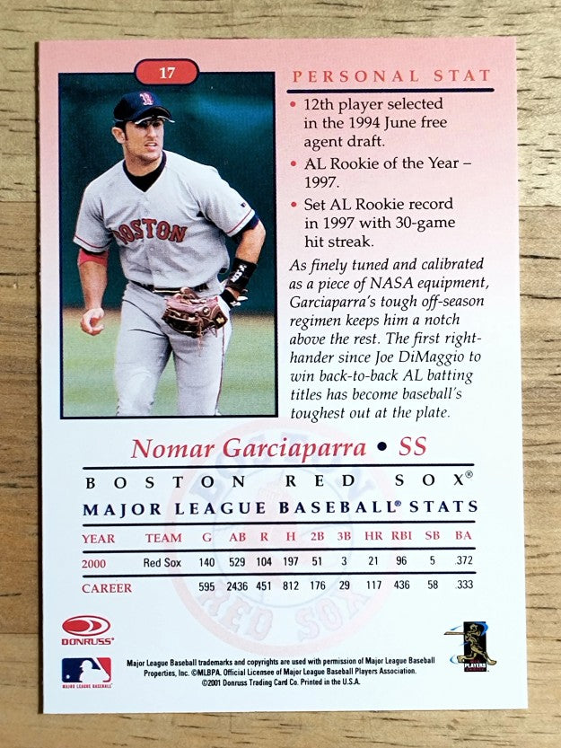 2001 Studio #17 Nomar Garciaparra