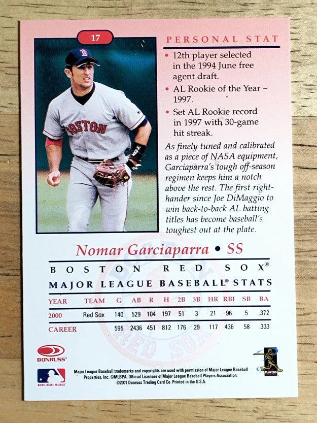 2001 Studio #17 Nomar Garciaparra
