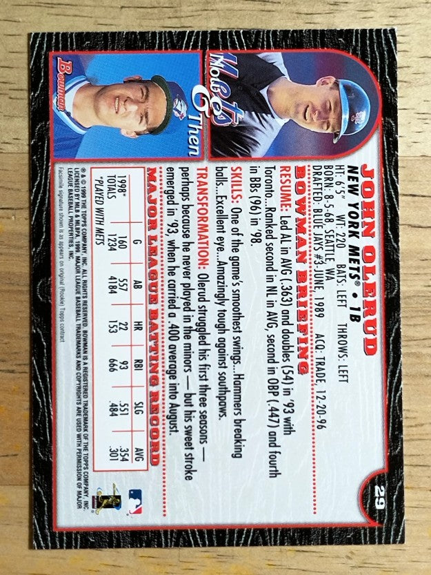 1999 Bowman #29 John Olerud