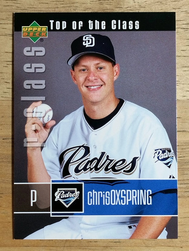 2004 Upper Deck r-class #162 Chris Oxspring TC RC