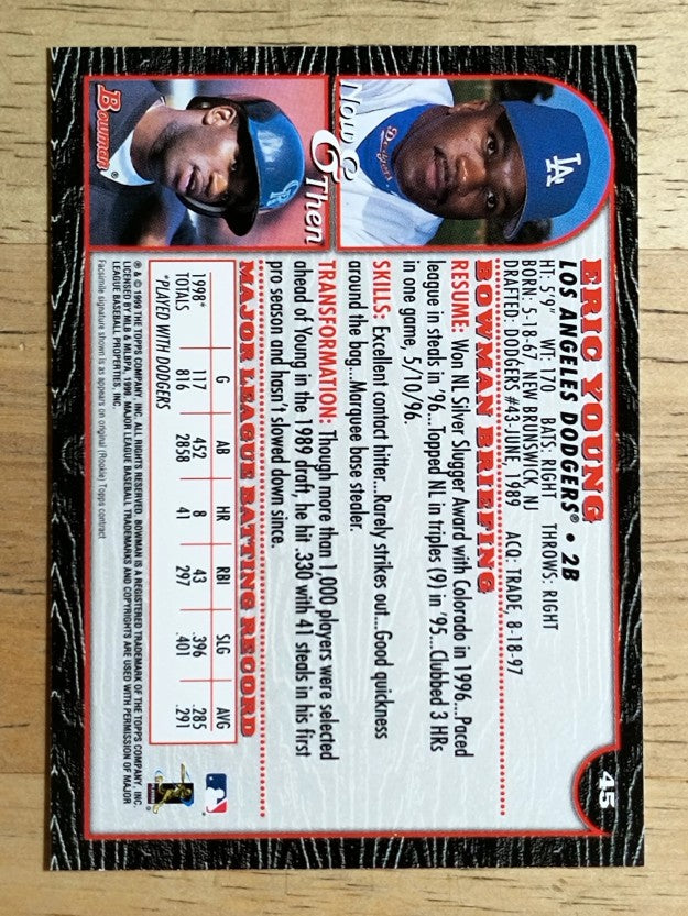 1999 Bowman #45 Eric Young