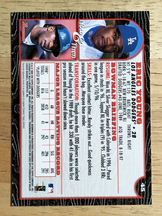 1999 Bowman #45 Eric Young