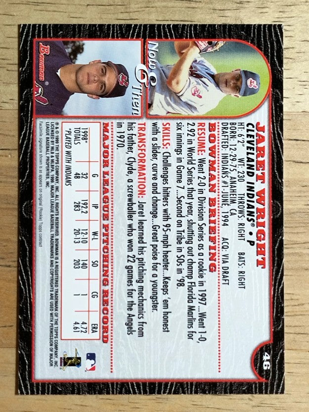 1999 Bowman #46 Jaret Wright