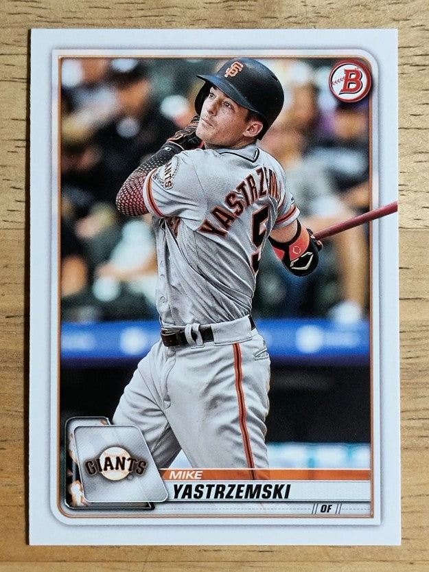 2020 Bowman #92 Mike Yastrzemski