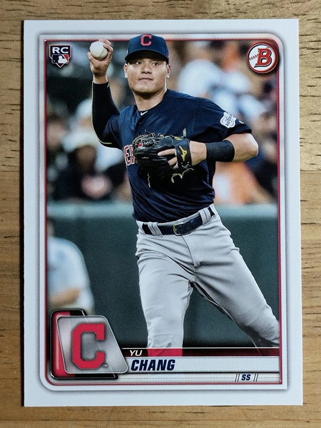 2020 Bowman #66 Yu Chang RC